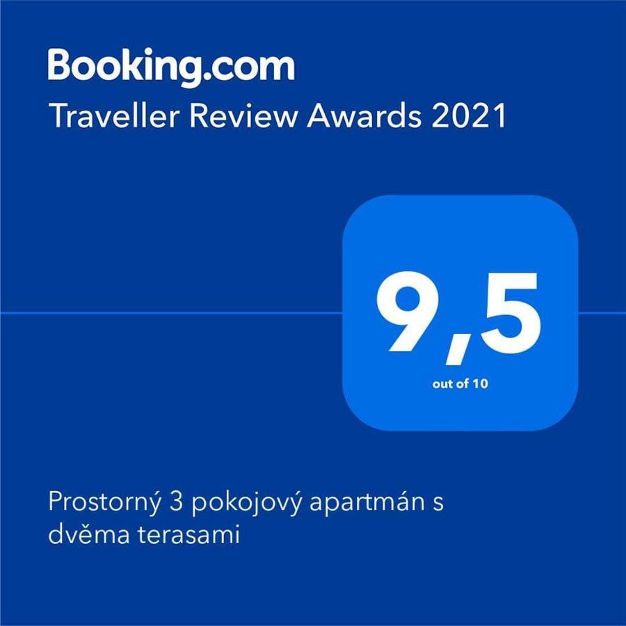 Prostorny 3 Pokojovy Apartman S Dvema Terasami 布拉格 外观 照片