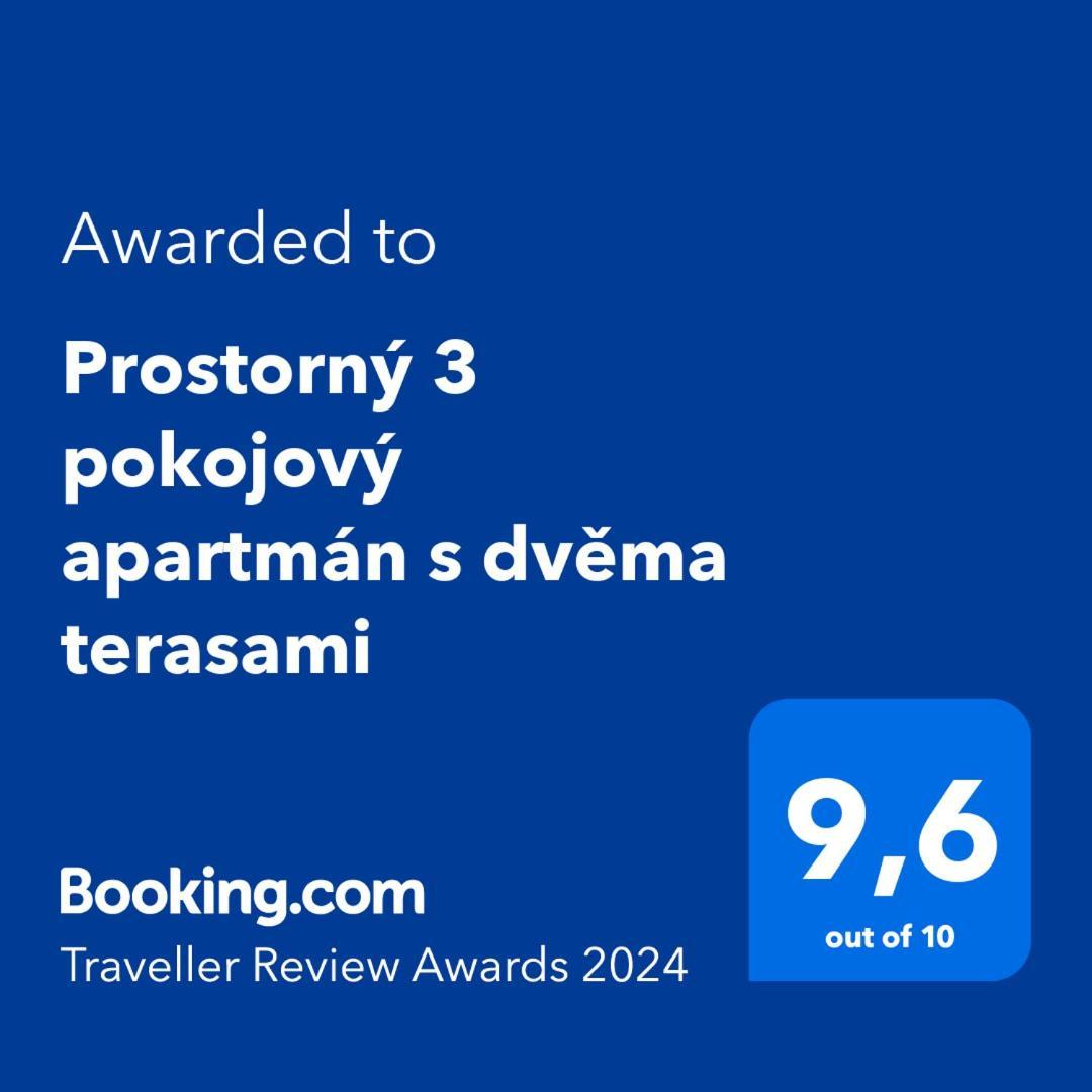 Prostorny 3 Pokojovy Apartman S Dvema Terasami 布拉格 外观 照片